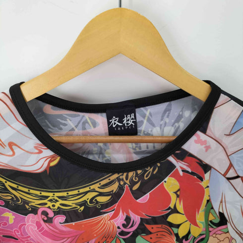 衣櫻 狐 花魁 グラフィックプリントTシャツ メンズ JPN:XXL